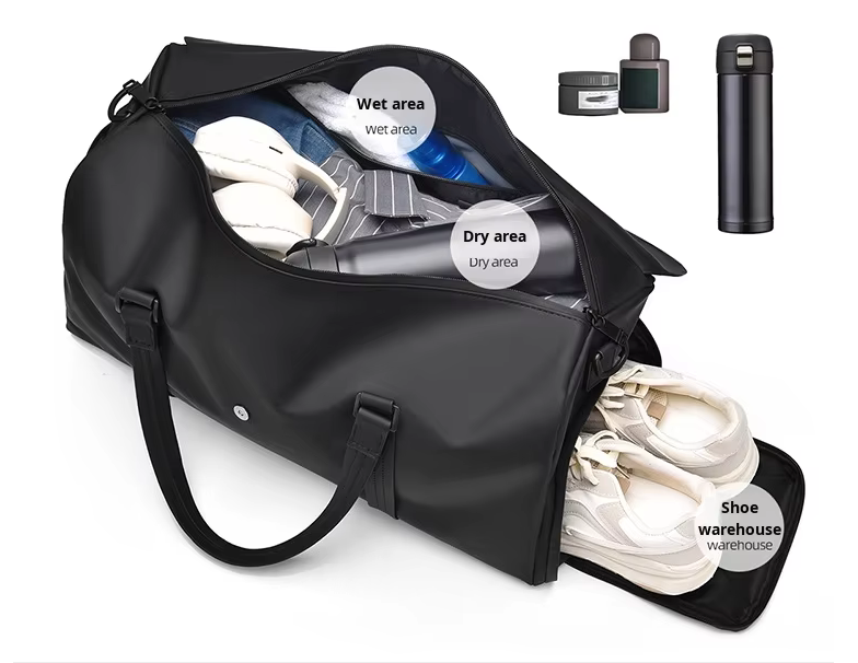 Sac de sport polochon "Black Snow"