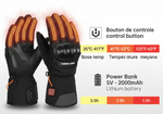 Charger l&#39;image dans la galerie, Gants chauffants &quot;Winter Ride&quot; pour moto
